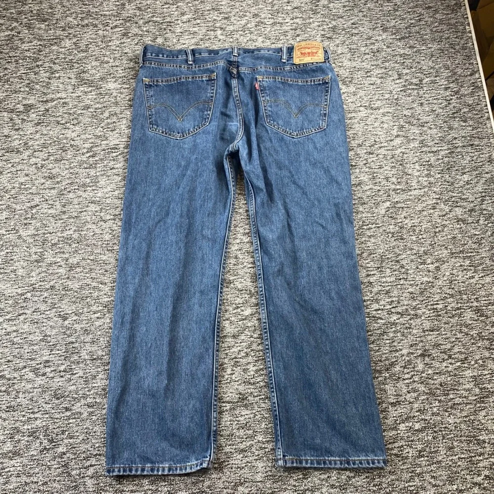 Levis 505 Jeans Mens 40x30 Blue 2013 Dark Stonewash Regular Straight Leg Denim